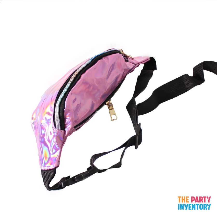 Light Pink Iridescent Bum Bag