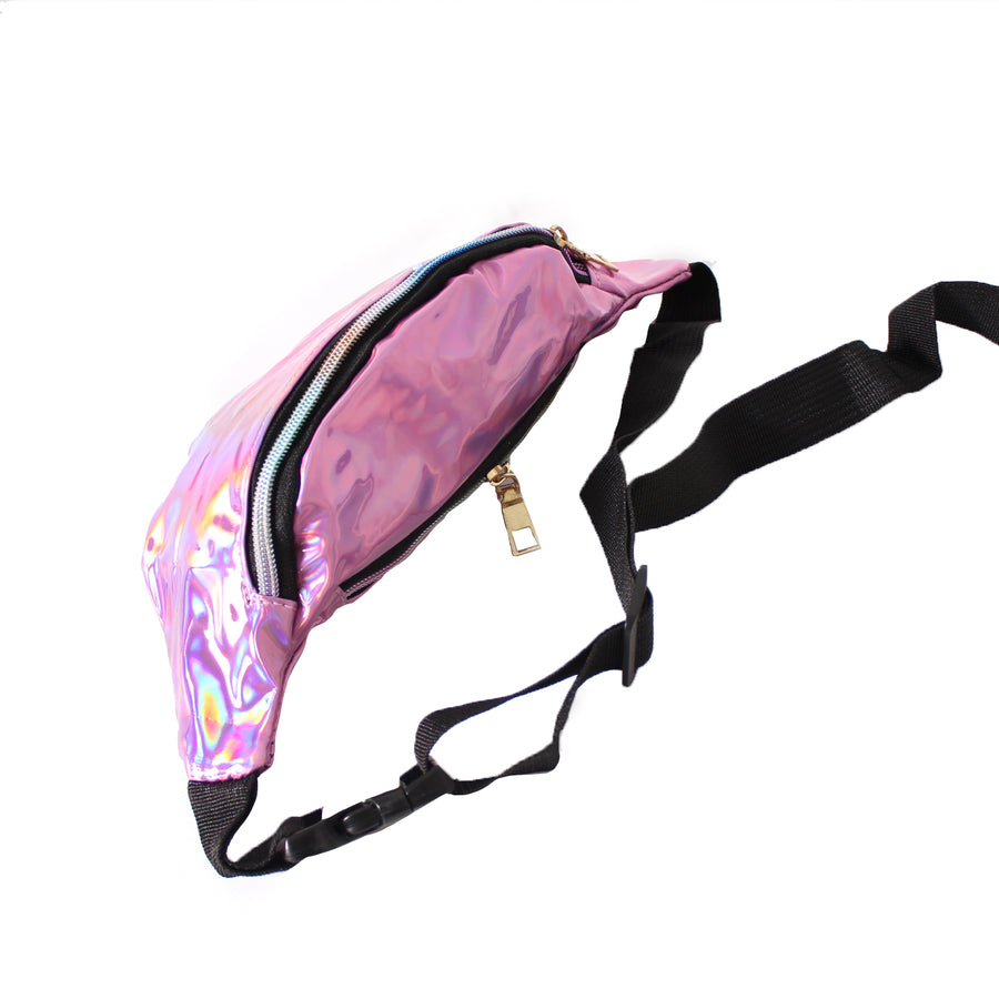 Light Pink Iridescent Bum Bag