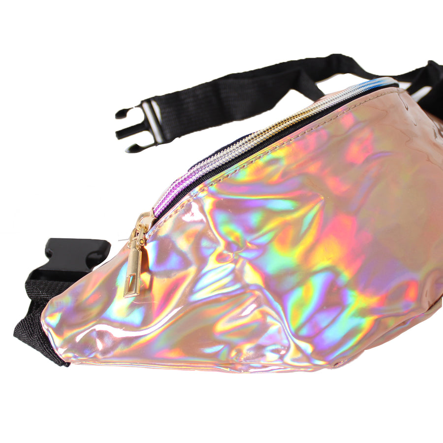 Rose Gold Iridescent Bum Bag