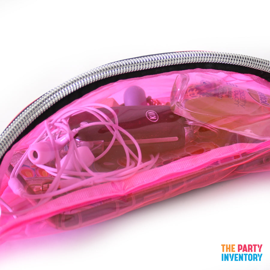 Pink Transparent Bum Bag