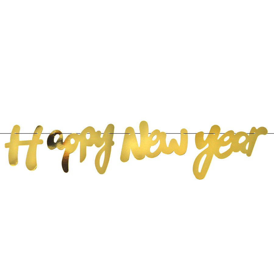 Happy New Year Text Banner