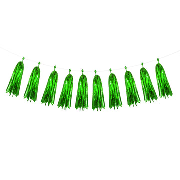 Metallic Tassels (Green)