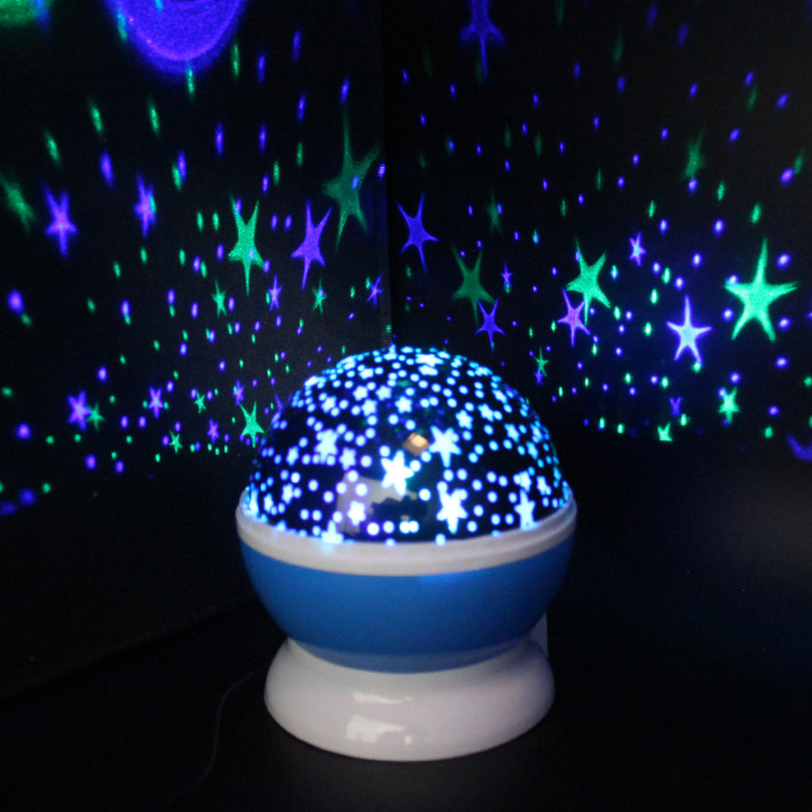 Rotating Star Projection Lamp