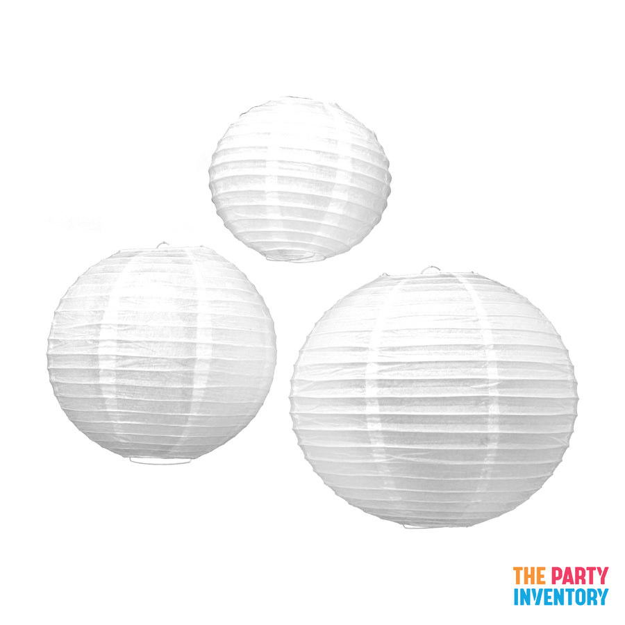 White Round Paper Lantern (1 Piece)