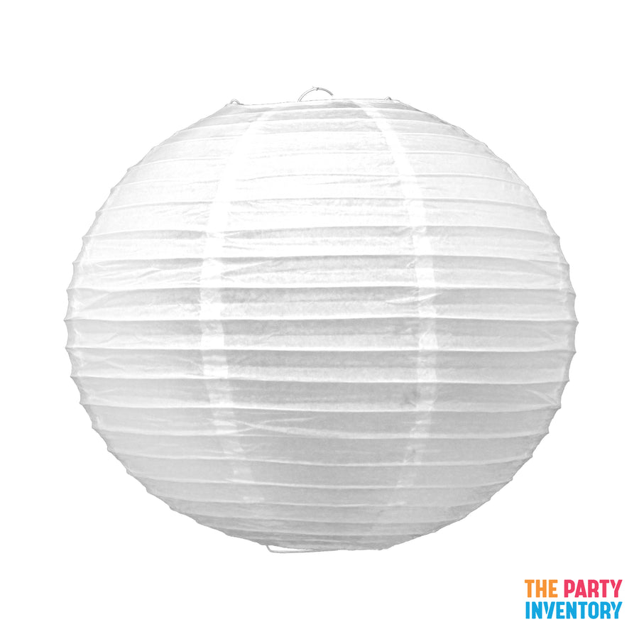 White Round Paper Lantern (1 Piece)