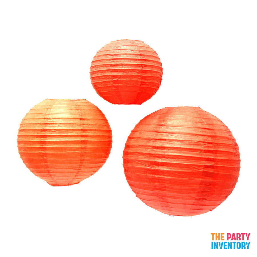 Red Round Paper Lantern (1 Piece)