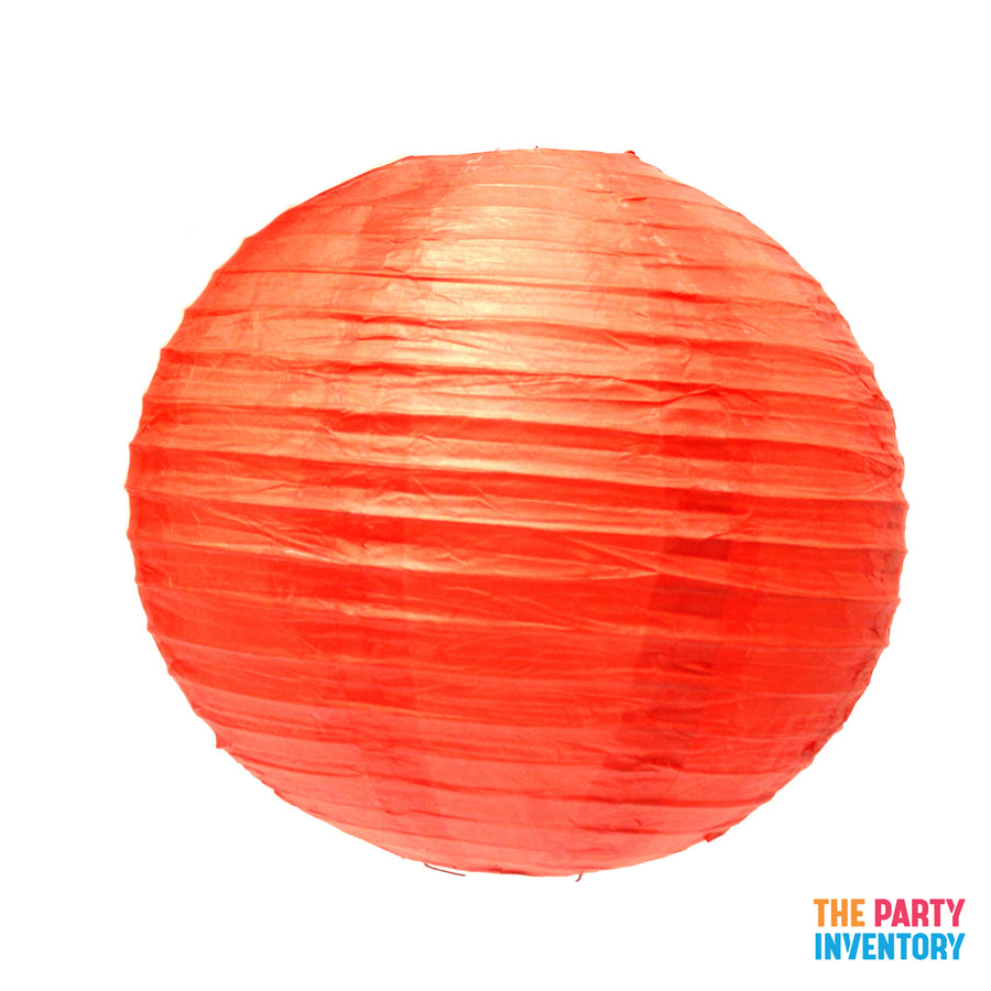 Red Round Paper Lantern (1 Piece)