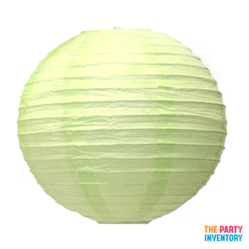 Light Green Round Paper Lantern (1 Piece)