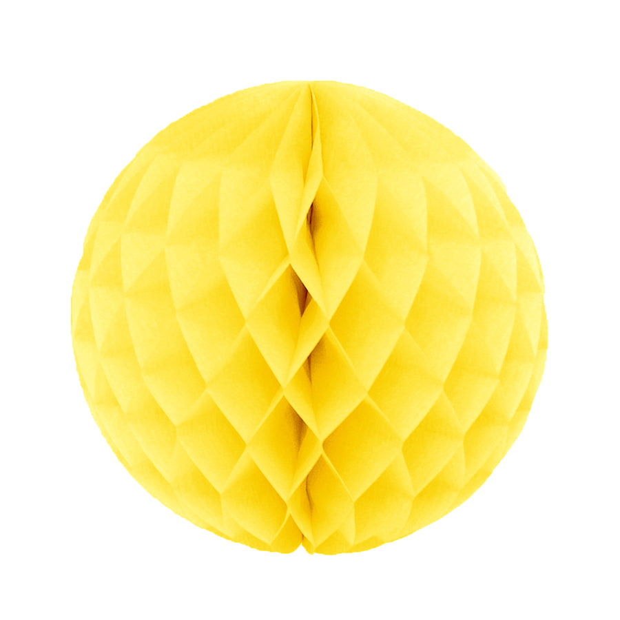 Yellow Honeycomb Ball