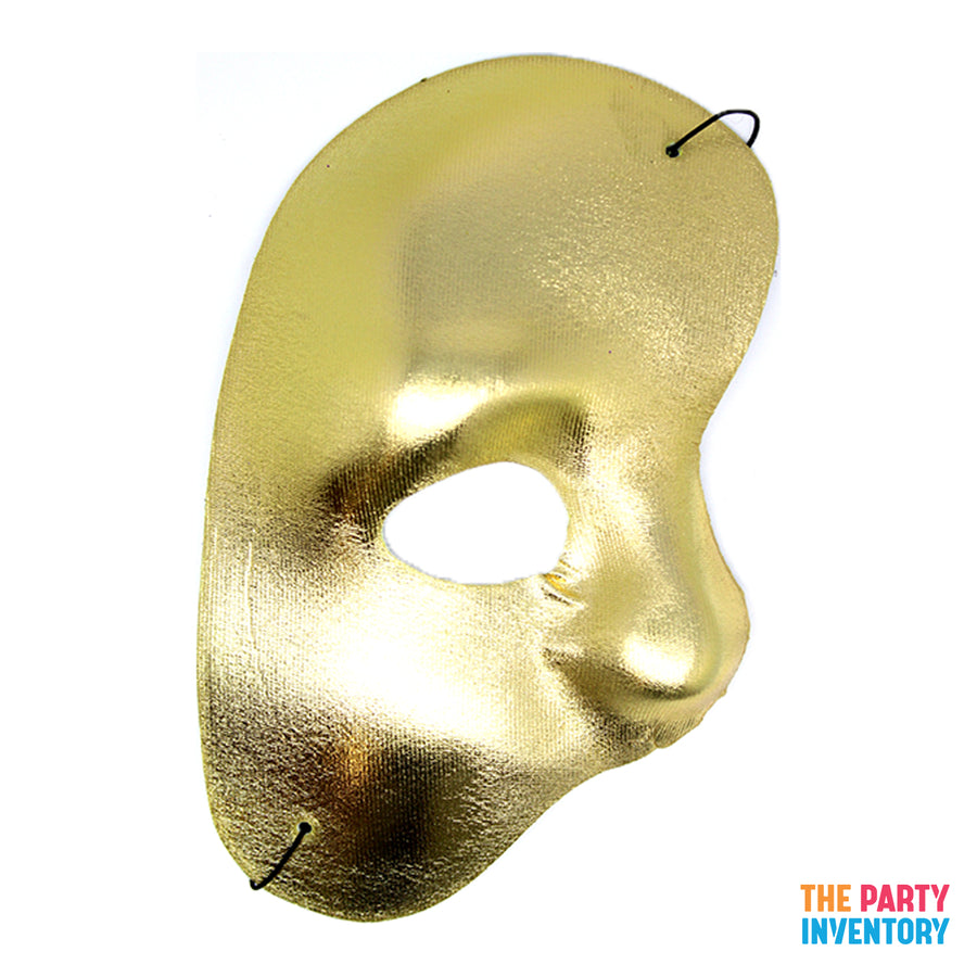 Shiny Half Face Opera Mask