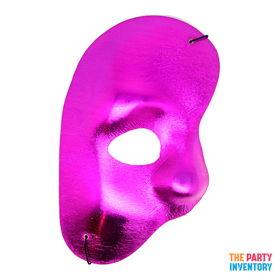 Shiny Half Face Opera Mask