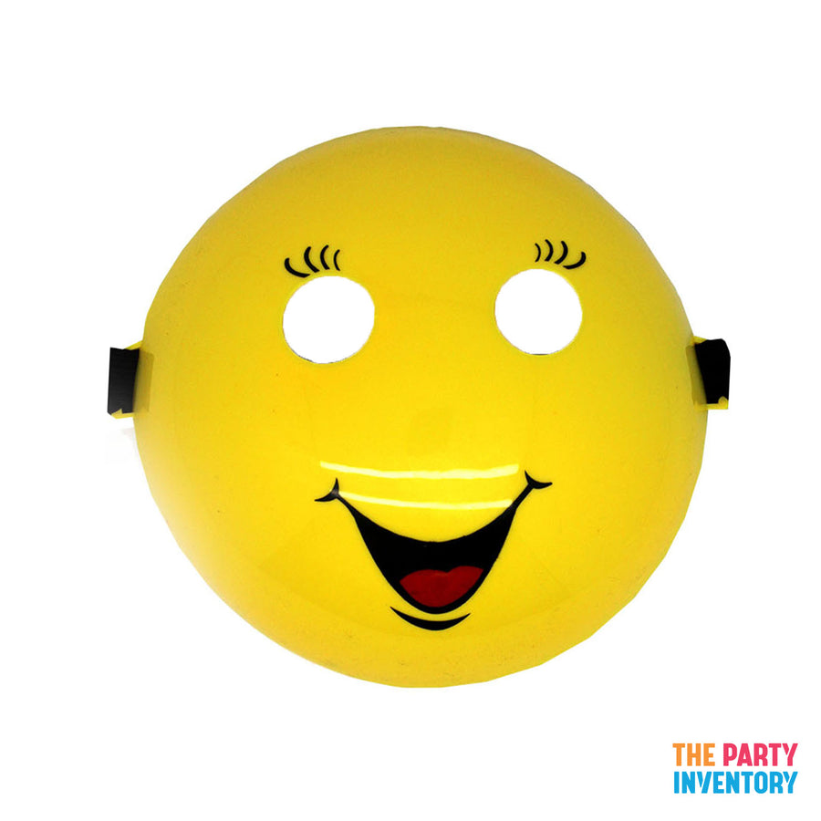 Yellow Smiley Face Mask