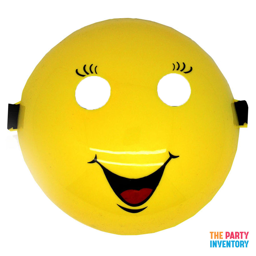 Yellow Smiley Face Mask – The Party Inventory