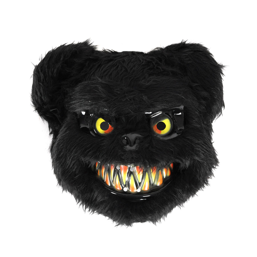 Black Bear Fluffy Animal Mask