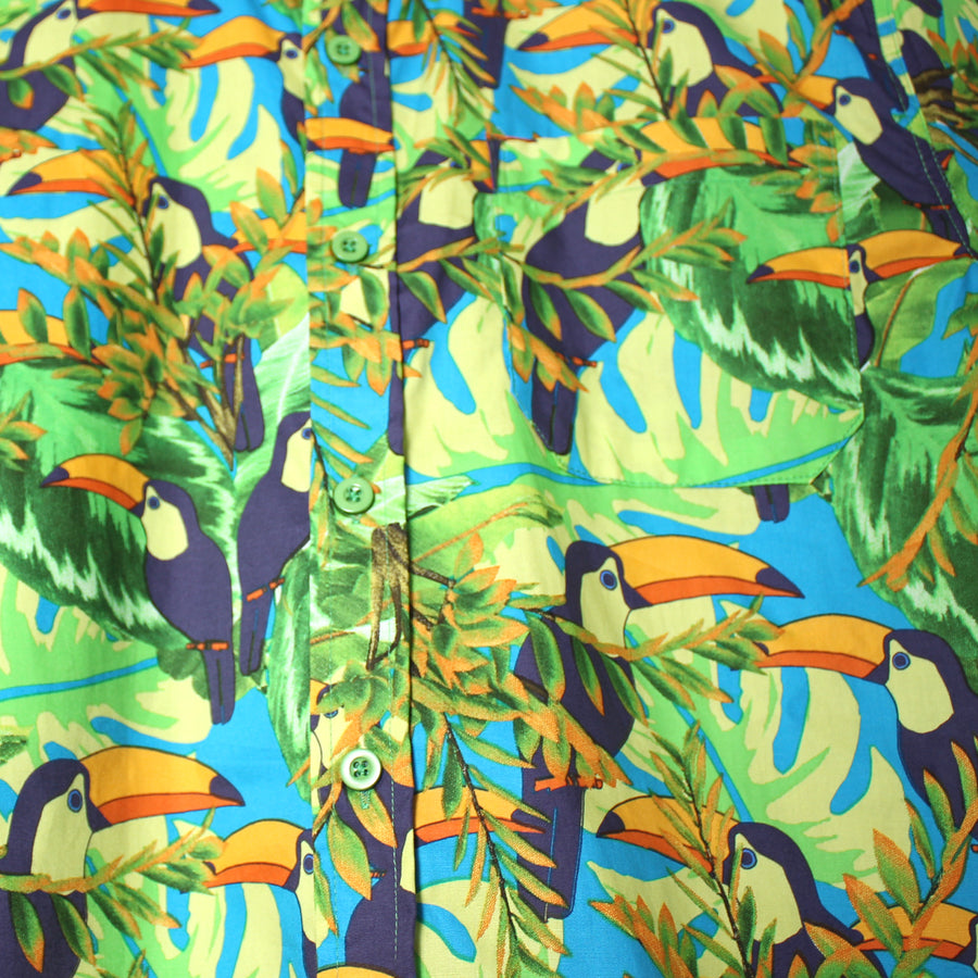 Adult Hawaiian Shirt (Chilling Toucan)