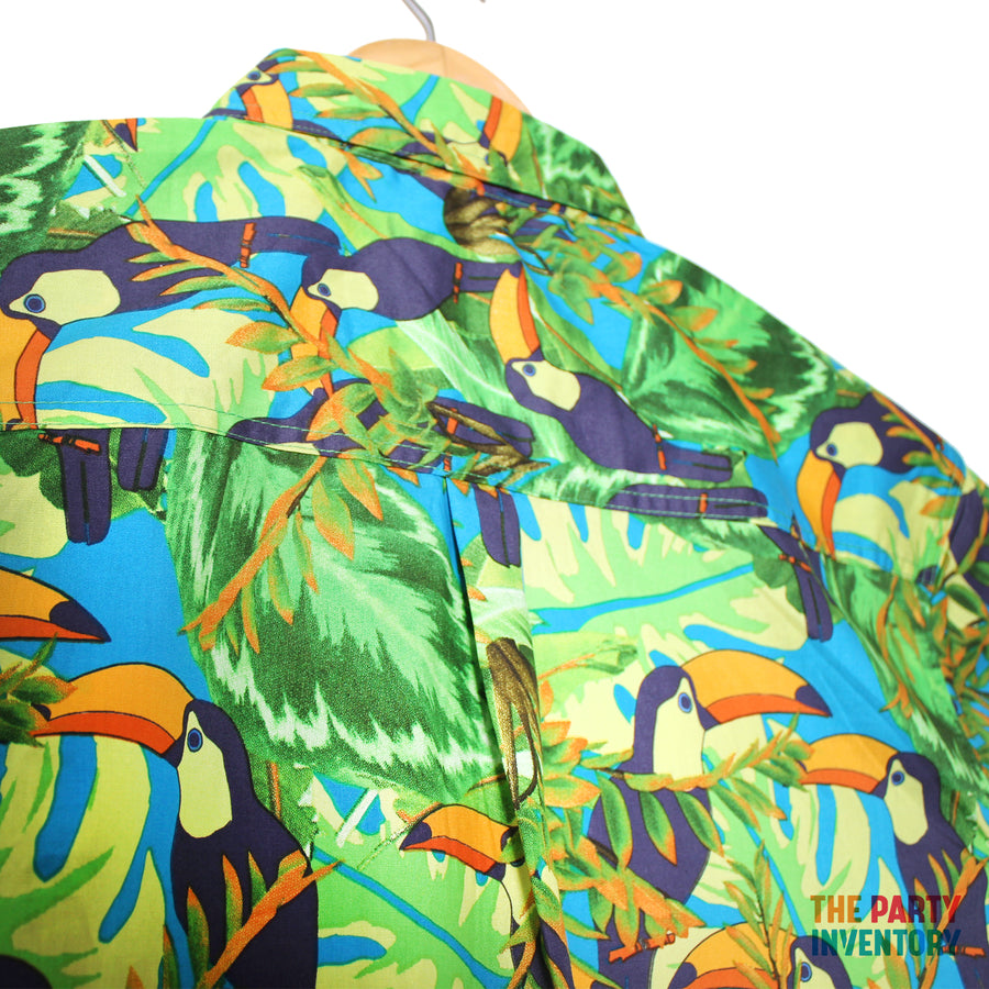 Adult Hawaiian Shirt (Chilling Toucan)