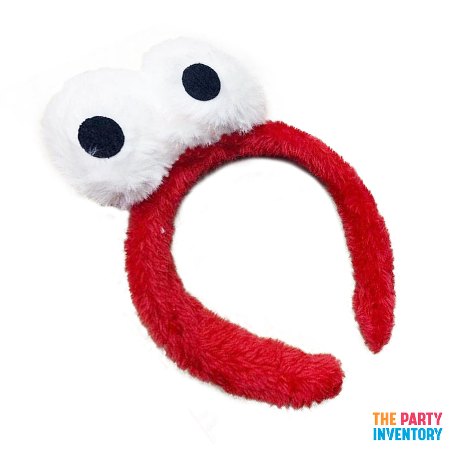 Fluffy Red Monster Headband