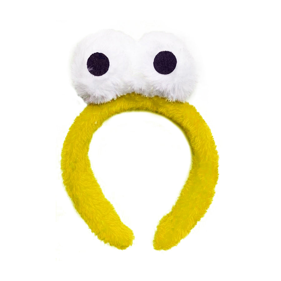 Fluffy Yellow Monster Headband