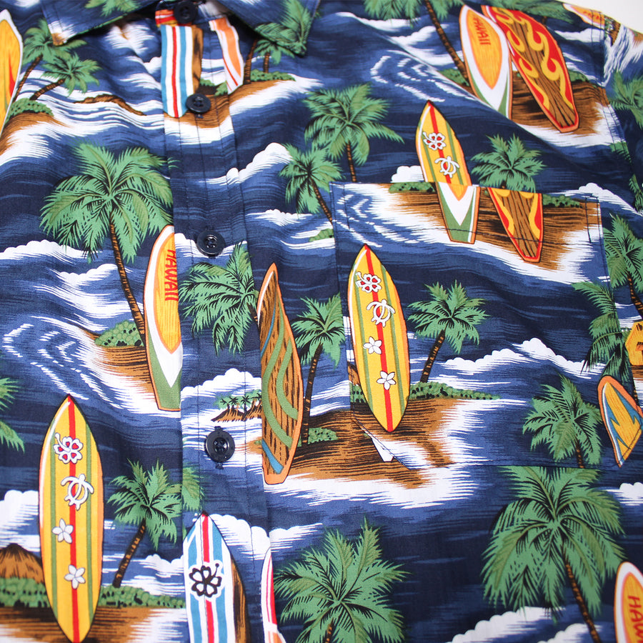 Adult Hawaiian Shirt (Surf Boards)