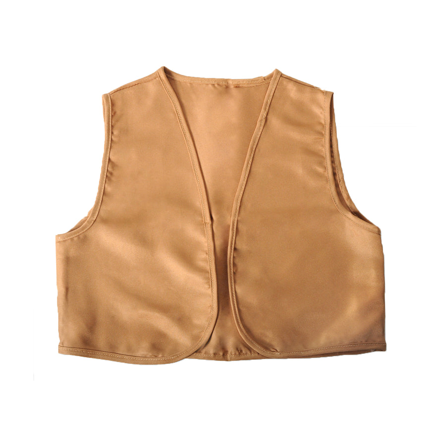 Children's Light Brown Colonial Vest