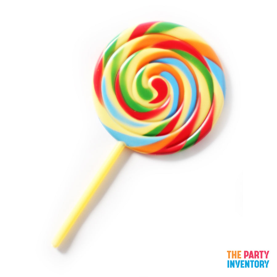 Giant Rainbow Spiral Lollipop