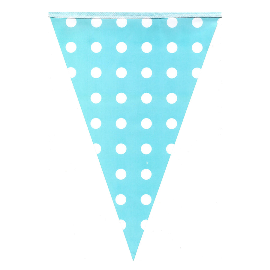 Bunting Flags (Polka Dot Blue)