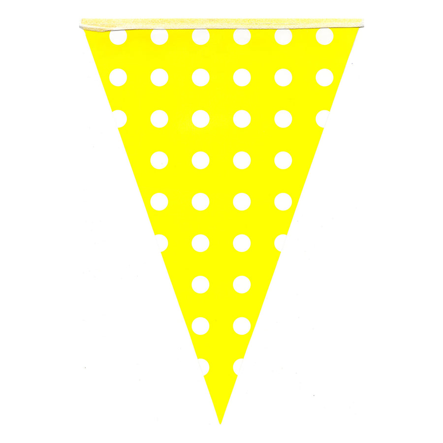 Bunting Flags (Polka Dot Yellow)