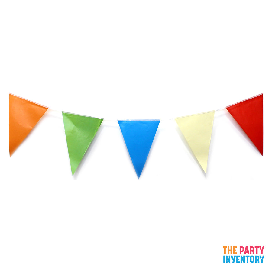 Plain Bunting Flags (Multicolour)