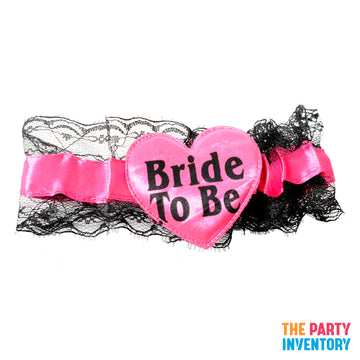 Pink Bride to Be Leg Garter