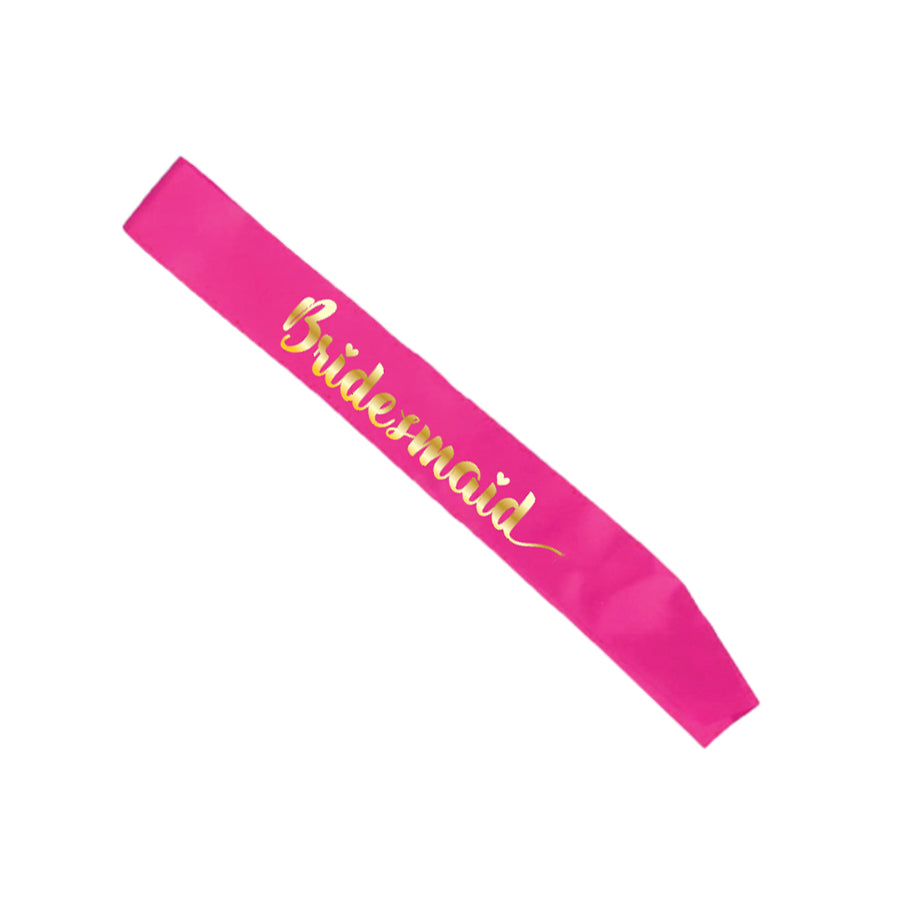 Bridesmaid Party Sash