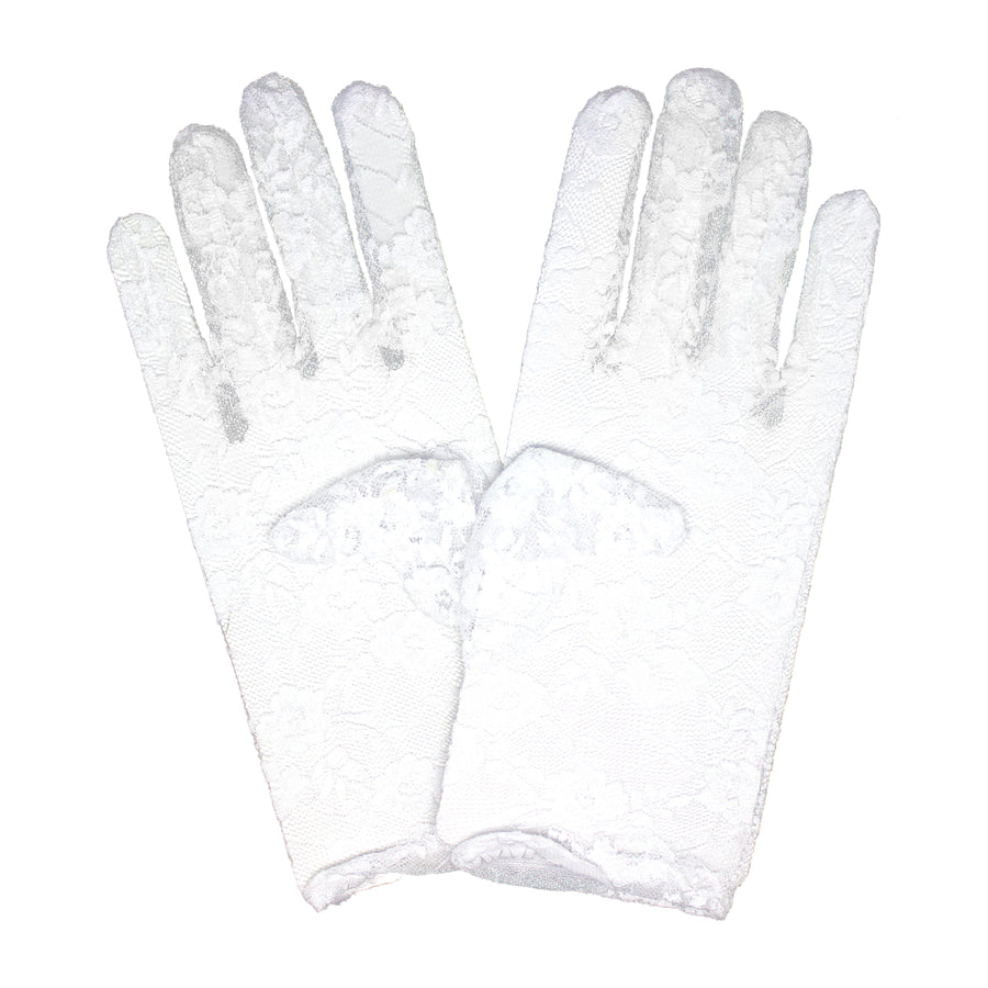 Short Lace Glove (White)