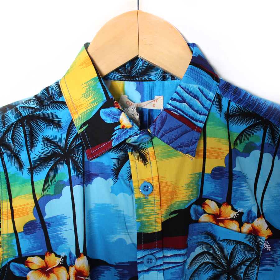 Children's Hawaiian Shirt (Hawaiian Nights Print)