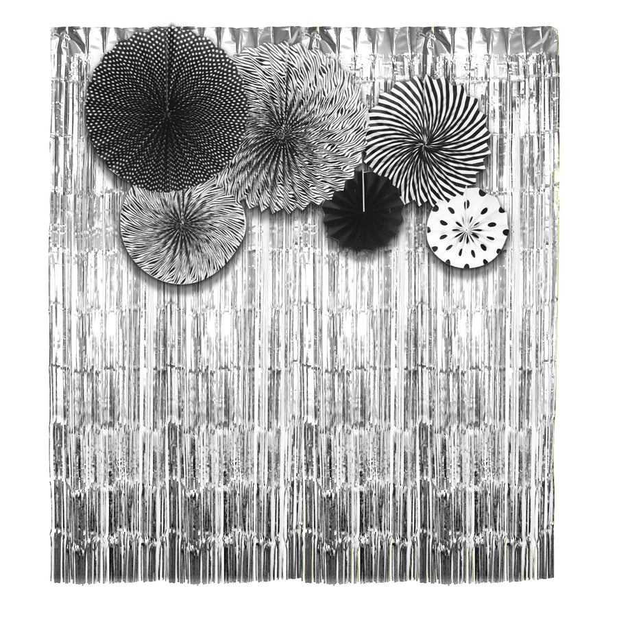 Silver Basics Party Decoration Kit