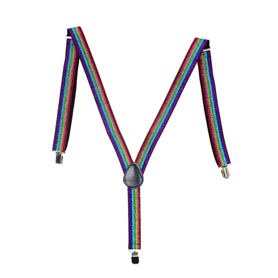 Rainbow Glitter Suspender