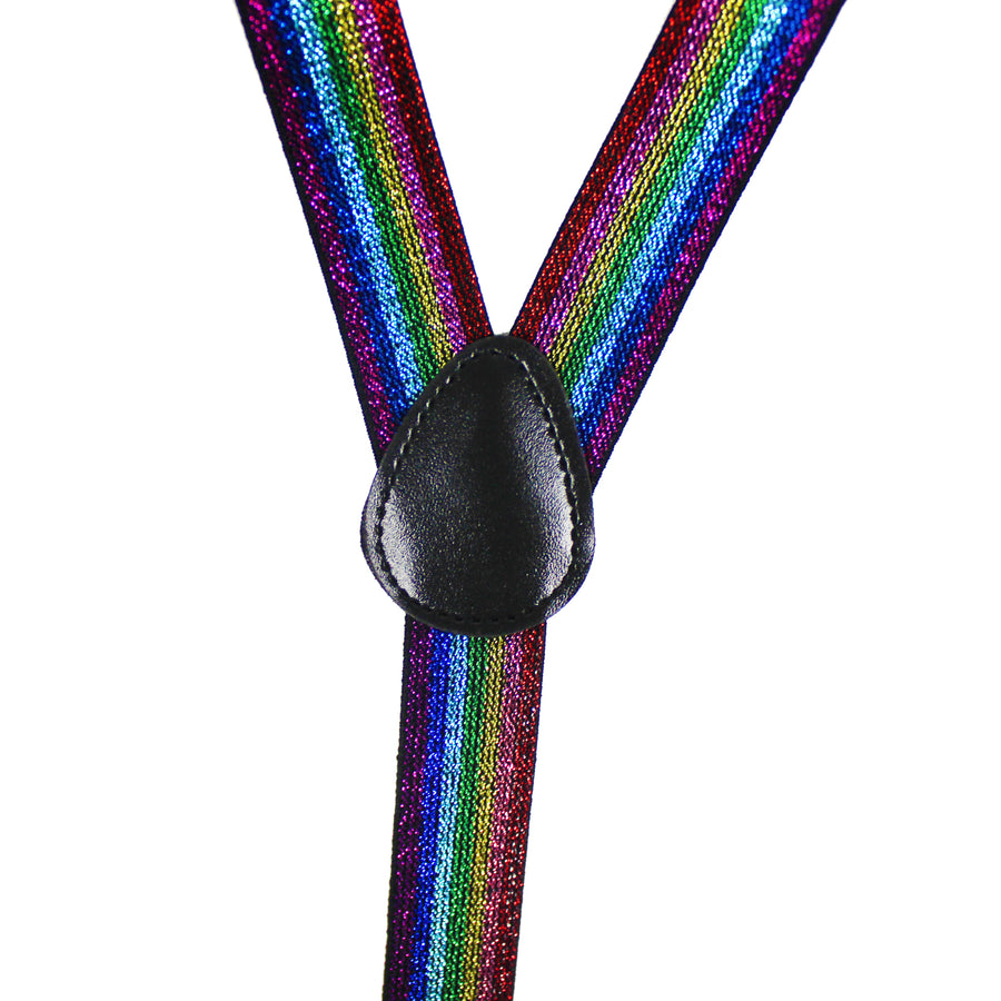 Rainbow Glitter Suspender