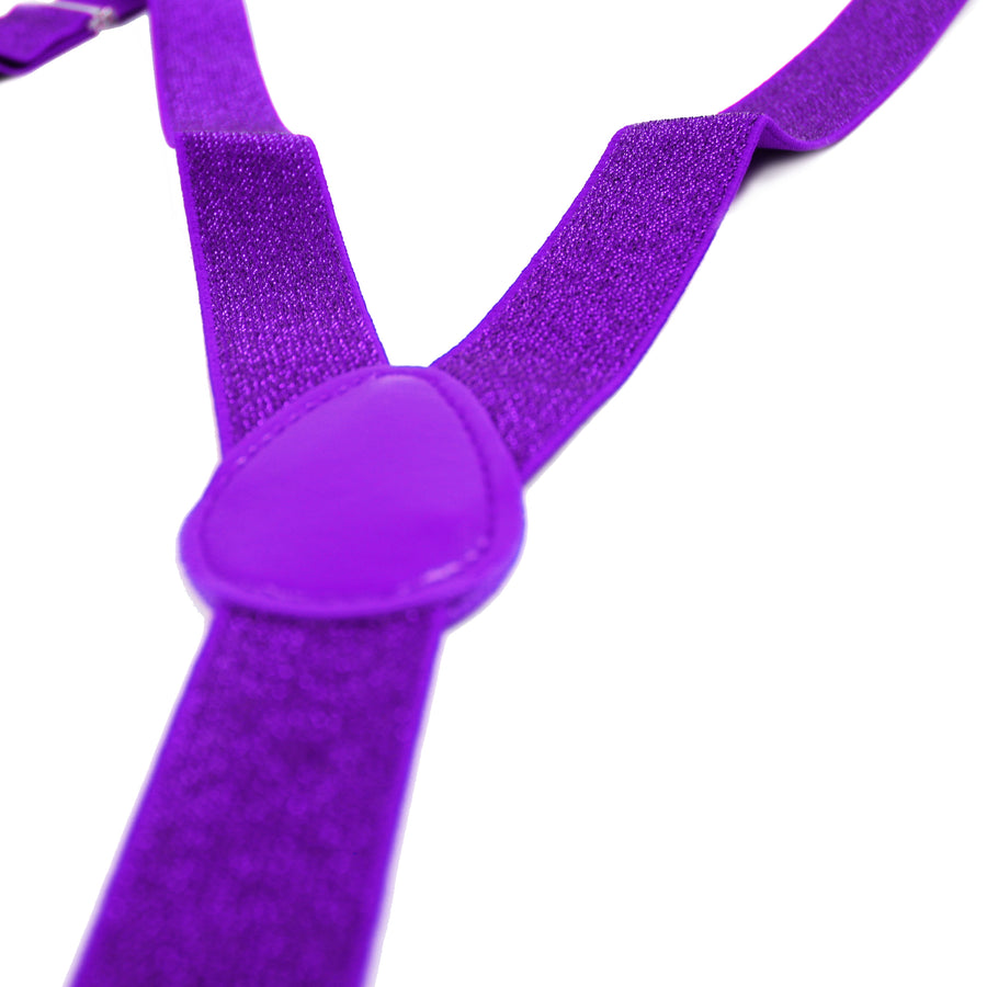 Purple Glitter Suspender