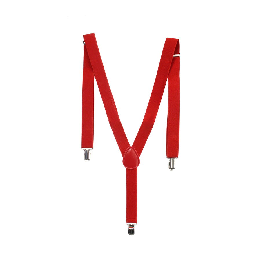 Plain Suspender (Red)