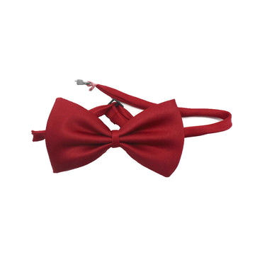 Plain Bow Tie (Maroon)