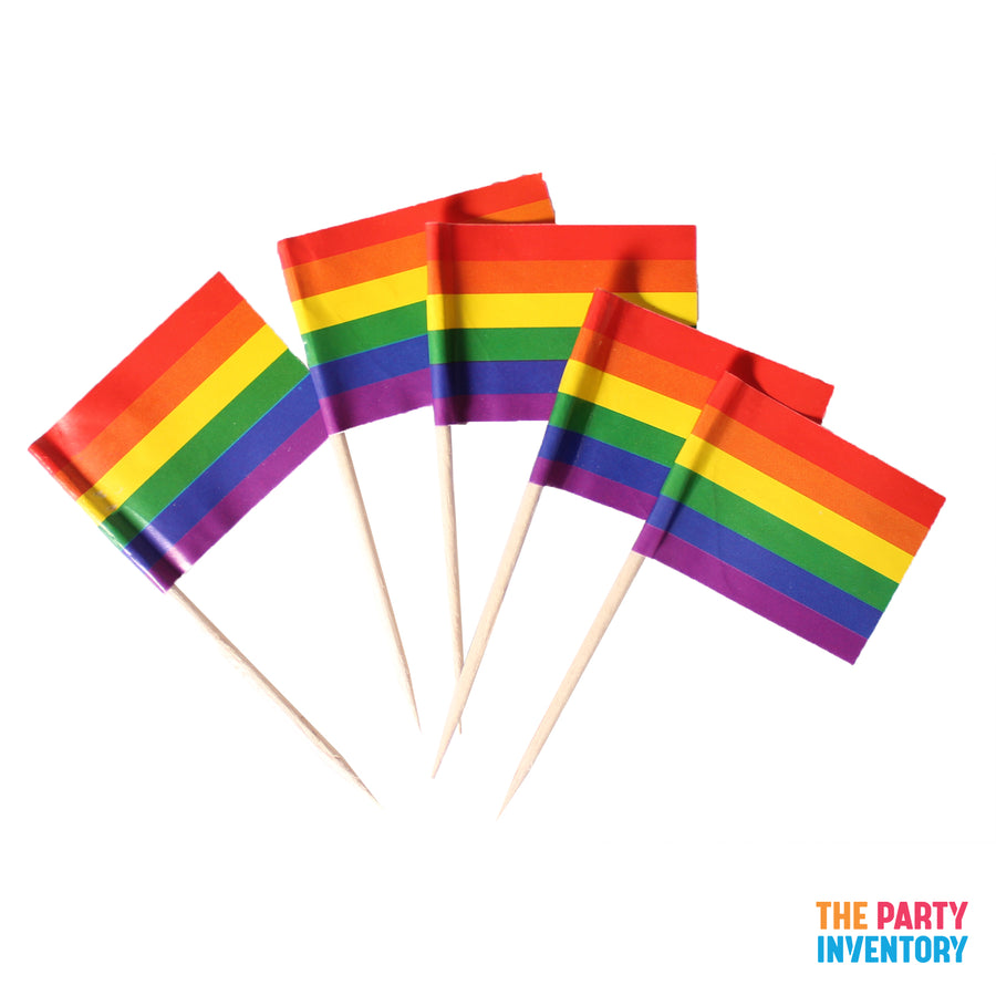 Rainbow Flag Toothpicks (50pk)