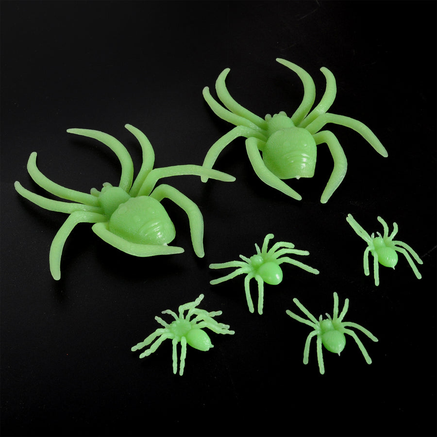 Glow in the Dark Spiders (6pcs)