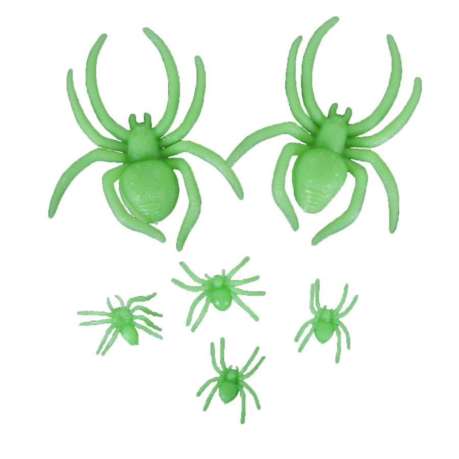 Glow in the Dark Spiders (6pcs)