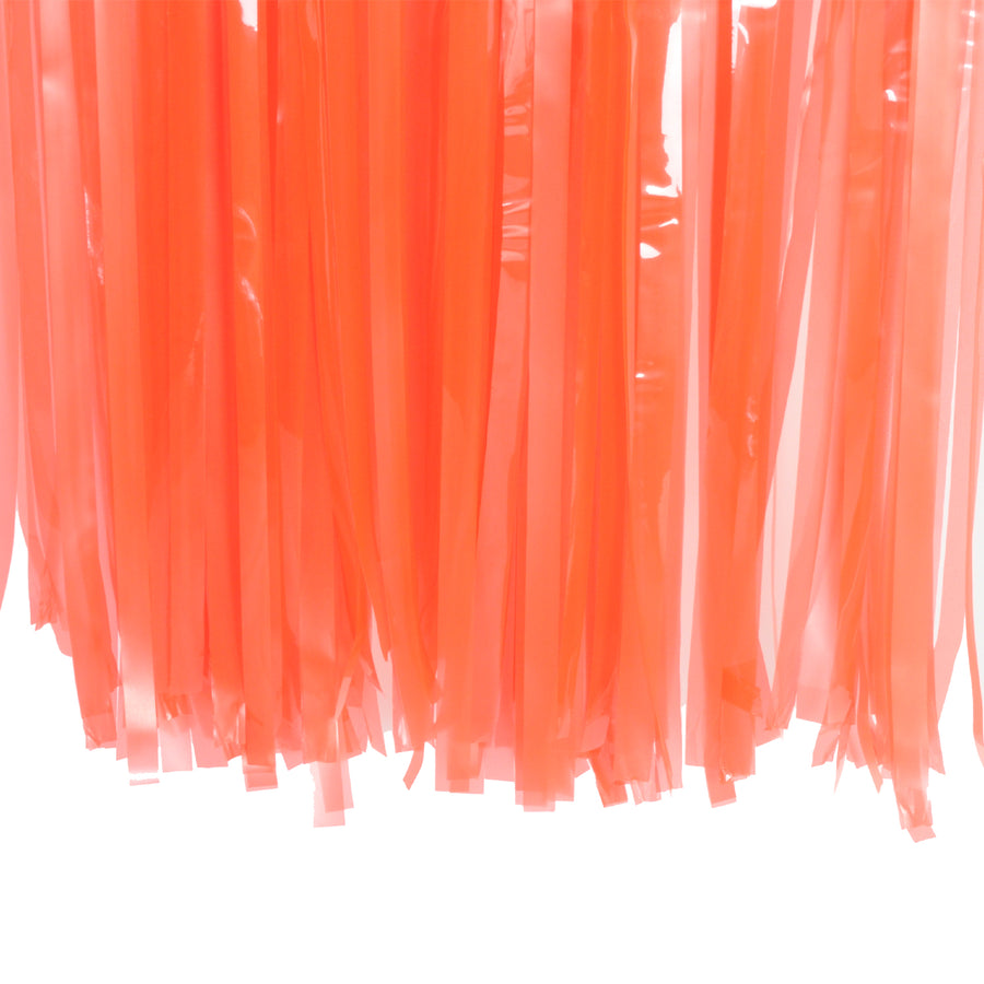 Neon Tinsel Curtain (Red)