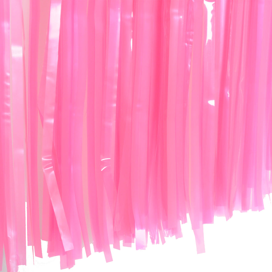 Neon Tinsel Curtain (Pink)