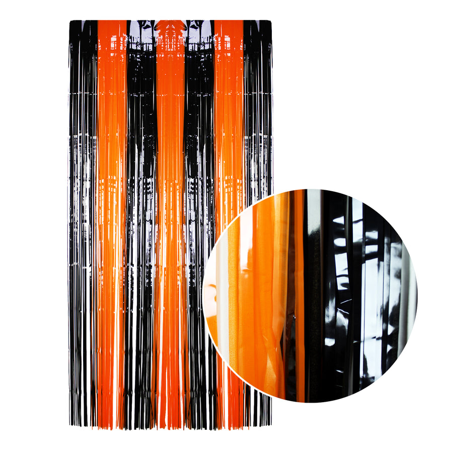 Halloween Orange & Black Party Decoration Kit