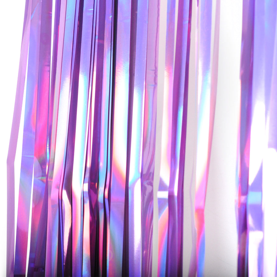 Light Purple Iridescent Tinsel Curtain