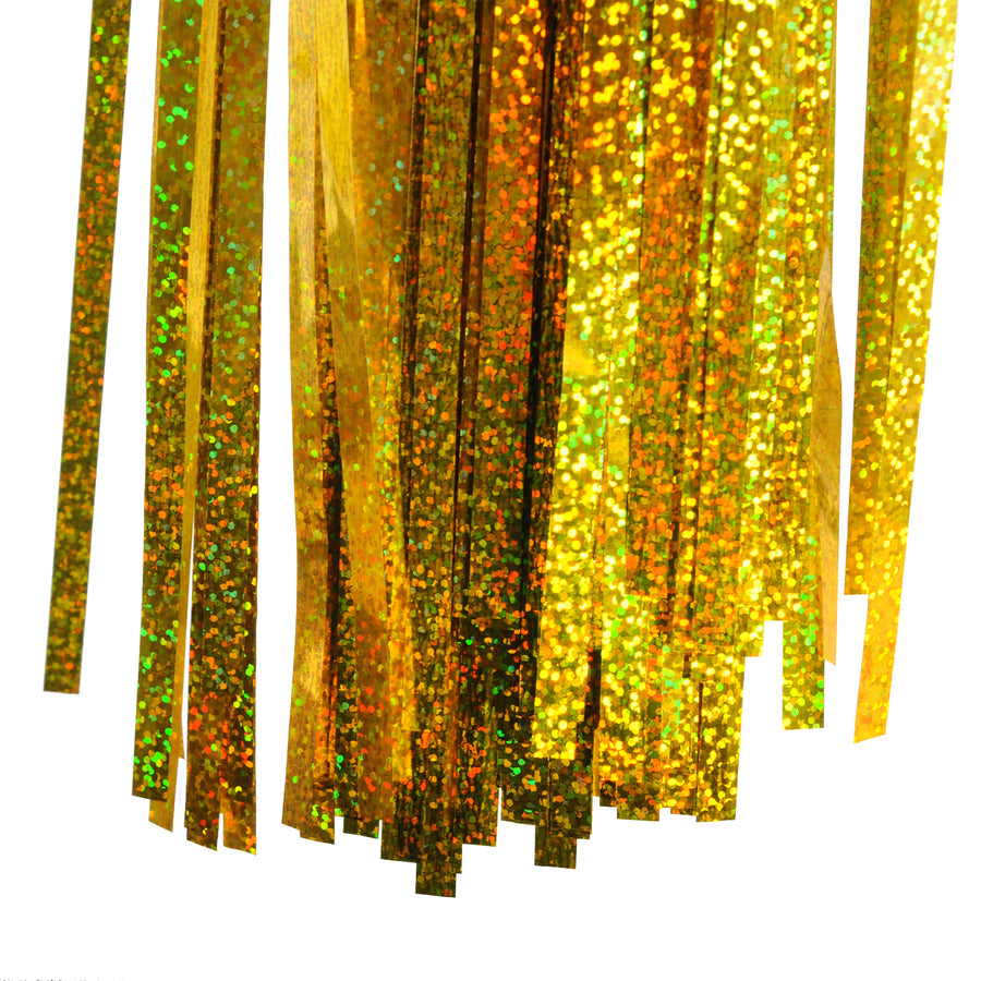 Gold Sparkly Metallic Curtain