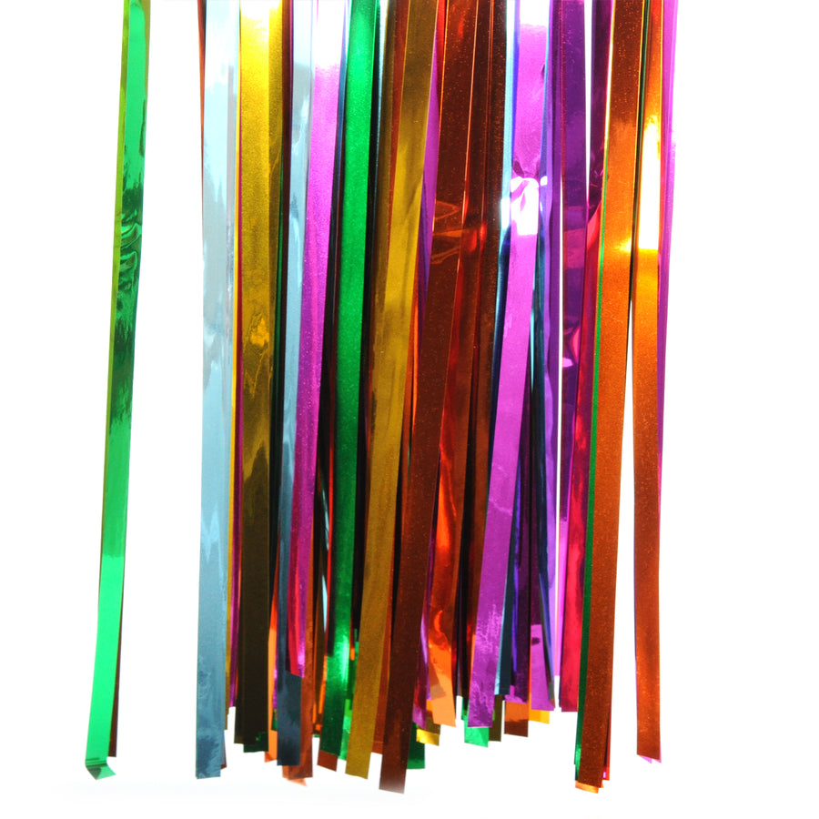 Rainbow Metallic Curtain (Vertical Stripe)