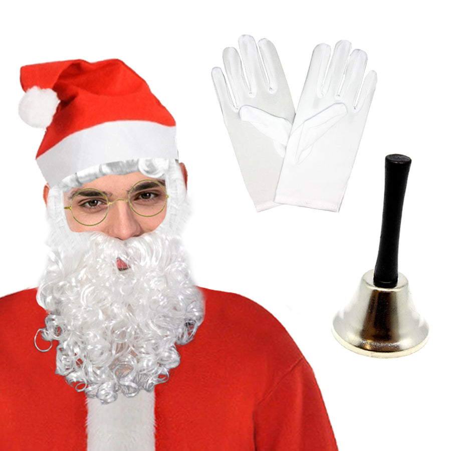 Deluxe Santa Claus Costume Accessory Kit