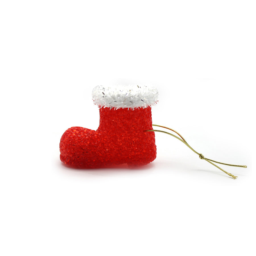 Christmas Light Up Ornament (Santa Boot)