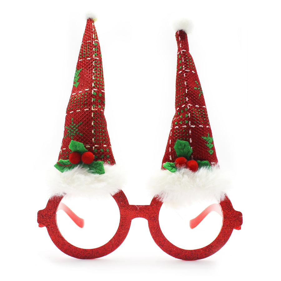 Christmas Elf Hat Party Glasses